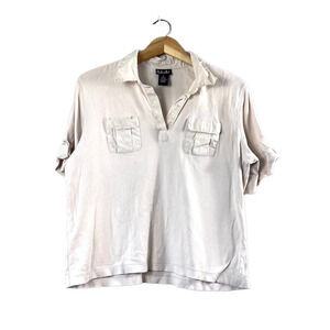 Women's Cream Colored Rafaella Blouse XL